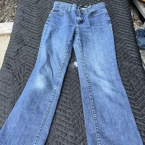 Talbots Petite Straight Jeans Womens 6P Curvy Mid Rise Blue Denim